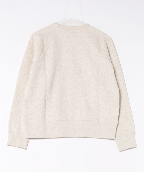 Champion(チャンピオン)の「champion(チャンピオン)ワンポイントロゴ刺繍 ラグランスリーブ スウェットトレーナー(裏起毛)(スウェット・レディース・ブルー系1/グレー/ホワイト系その他・M/L)」の4枚目の写真