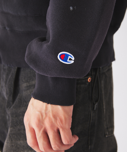 Champion(チャンピオン)の「CHAMPION / チャンピオン 別注 R/W オーバーダイ ジップパーカー(パーカー・メンズ・Red/カーキ/ブラック・MEDIUM/LARGE)」の10枚目の写真