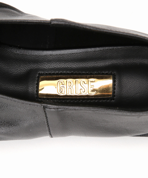 FLAT(フラット)の「《/WEB+一部店舗限定》GRISEレザーギャザーカットアウトフラット(その他シューズ・レディース・シルバー/ブラック・22cm/23.5cm/23cm/22.5cm/25cm/24.5cm/24cm)」の19枚目の写真