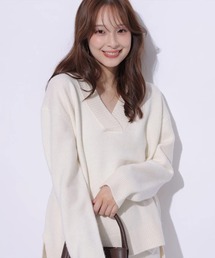 Mystrada（マイストラーダ）の「ＢＥＬＬＡＶネックニット（ニット/セーター・レディース）」