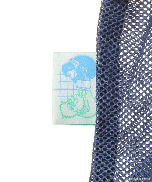 niko and...（ニコアンド）の「【ごリラックス×Bubbling BUBBLE】コラボメッシュトートバッグ（トートバッグ・レディース・ピンク/ネイビー・0）」の15枚目の写真