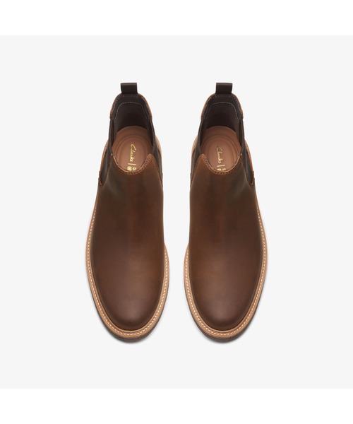 Clarks（クラークス）の「Clarkdale Easy／クラークデールイージー(ビーズワックスレザー)（ブーツ・メンズ・ブラウン・UK7/UK6.5/UK10.5/UK10/UK9.5/UK8.5/UK9/UK11/UK8/UK6/UK7.5）」の4枚目の写真