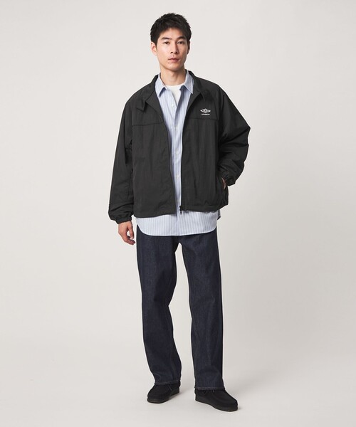 UMBRO(アンブロ)の「【別注】<UMBRO>トラック ジャケット ブルゾン(ブルゾン・メンズ・ブラック/ダークブラウン・L/M)」の11枚目の写真