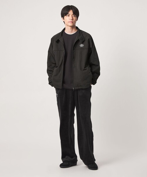 UMBRO(アンブロ)の「【別注】<UMBRO>トラック ジャケット ブルゾン(ブルゾン・メンズ・ブラック/ダークブラウン・L/M)」の14枚目の写真