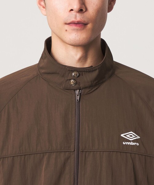UMBRO(アンブロ)の「【別注】<UMBRO>トラック ジャケット ブルゾン(ブルゾン・メンズ・ブラック/ダークブラウン・L/M)」の18枚目の写真