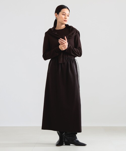 Demi-Luxe BEAMS(デミルクス ビームス)の「AK+1 / フラノ ドロスト スカート(スカート・レディース・ブラウン/グレー・36/38)」の4枚目の写真