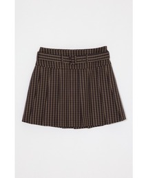 MOUSSY（マウジー）の「BELTED PLEATS ミニスカート（スカート）」