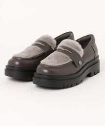 ABC SELECT エービーシーセレクト RUG LOAFER 5.5 ラグローファー W5084 GRAY