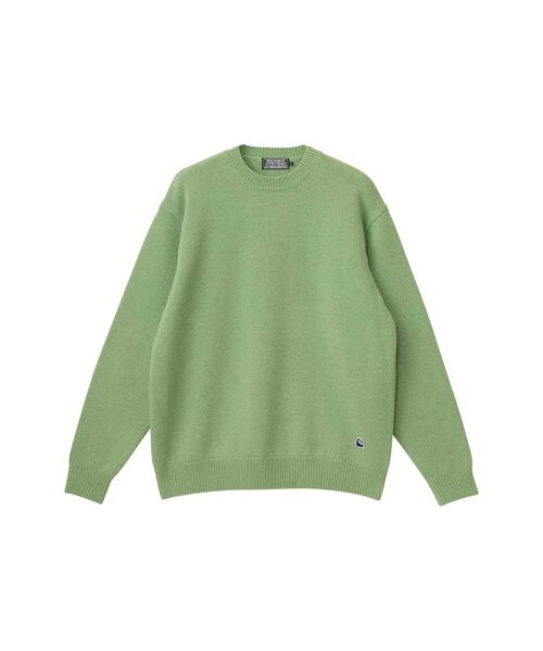 HYSTERIC GLAMOUR(ヒステリックグラマー)の「AMPLIFIEDワッペン エルボーパッチセーター(ニット/セーター・メンズ・オレンジ/ブラック/グリーン・X-LARGE/LARGE/MEDIUM/SMALL)」の3枚目の写真