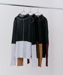 c/est（シーエ）の「【 c/est / シーエ 】 CLAIRE / バイカラートップス  2636009　API（Tシャツ/カットソー）」