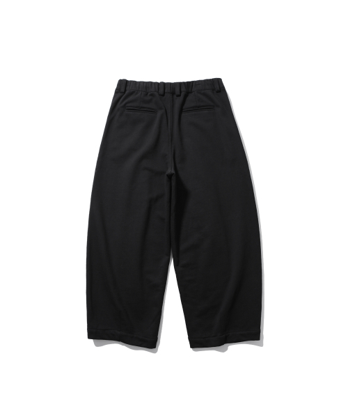 ANGLAN（アングラン）の「Heavy Sweat Long Tuck Pants - Black（その他パンツ・メンズ・その他・1/2）」の2枚目の写真