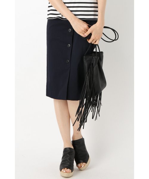 Spick & Span(スピックアンドスパン)の「フロントボタン タイトスカート◆(スカート・レディース・ネイビー/ホワイト・38/36/40)」の1枚目の写真