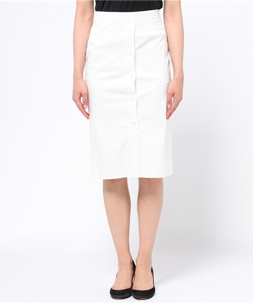 Spick & Span(スピックアンドスパン)の「フロントボタン タイトスカート◆(スカート・レディース・ネイビー/ホワイト・38/36/40)」の9枚目の写真