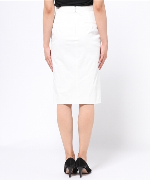 Spick & Span(スピックアンドスパン)の「フロントボタン タイトスカート◆(スカート・レディース・ネイビー/ホワイト・38/36/40)」の3枚目の写真