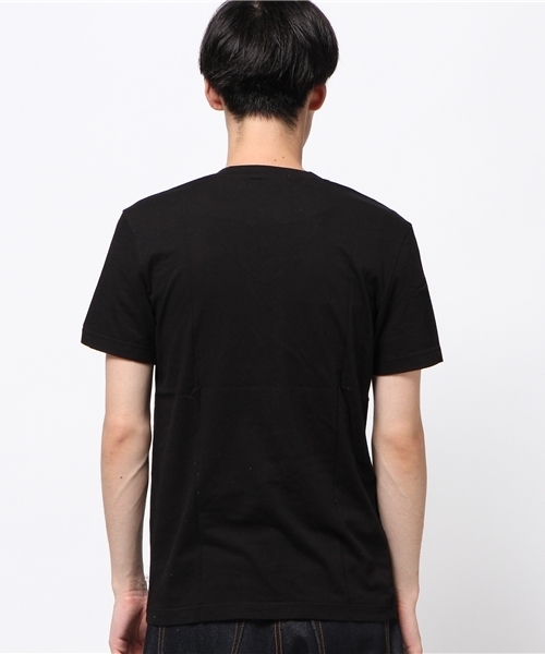 JAMES PERSE（ジェームスパース）の「JAMES PERSE Vネック半袖Tシャツ（Tシャツ/カットソー・メンズ・ブラック/イエロー・00/1/0）」の3枚目の写真