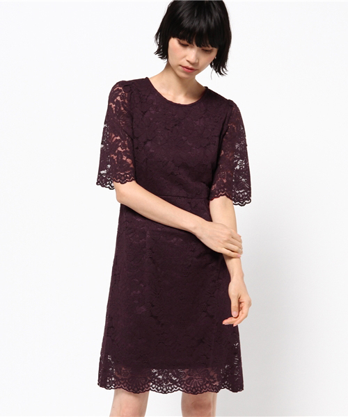 Cheek チーク の スカラップレースワンピース ワンピース Wear