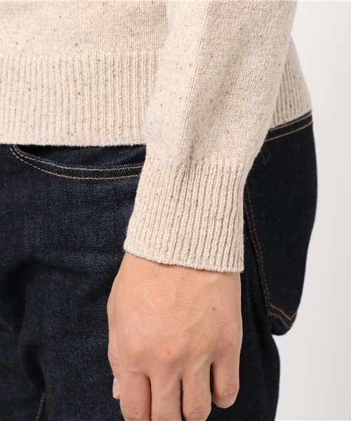 HYSTERIC GLAMOUR（ヒステリックグラマー）の「JT/J-F-T pt プルオーバー（ニット/セーター・メンズ・ベージュ/トップグレー/ブラック・SMALL/MEDIUM/LARGE）」の7枚目の写真