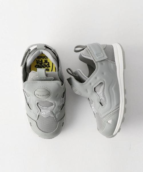 Reebok（リーボック）の「【Reebok(リーボック)】バーサポンプフューリ12cm-13cm（スニーカー・キッズ・ブラック/ターコイズブルー/コバルトブルー/ロイヤルブルー/ネイビー/グレー・13cm/12cm）」の3枚目の写真