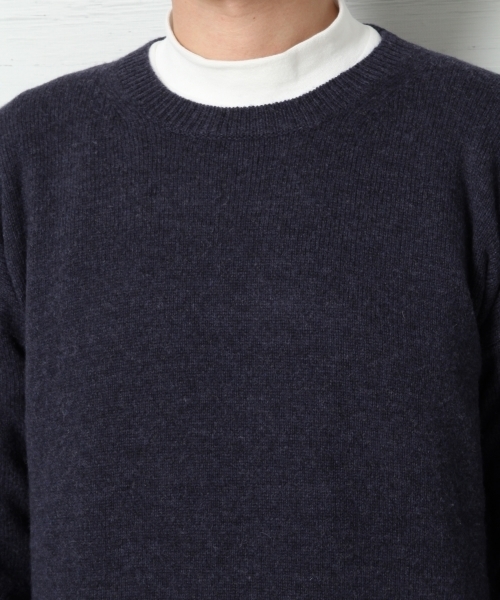 GLOBAL WORK（グローバルワーク）の「7ゲージラムナイロンニットプルオーバー/742443（ニット/セーター・メンズ・オフホワイト/ブルー系その他/レッド/グリーン・SMALL/LARGE/X-LARGE/MEDIUM）」の7枚目の写真