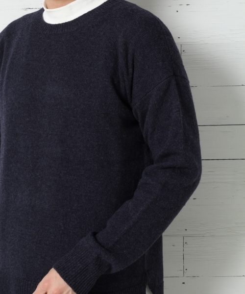 GLOBAL WORK（グローバルワーク）の「7ゲージラムナイロンニットプルオーバー/742443（ニット/セーター・メンズ・オフホワイト/ブルー系その他/レッド/グリーン・SMALL/LARGE/X-LARGE/MEDIUM）」の8枚目の写真