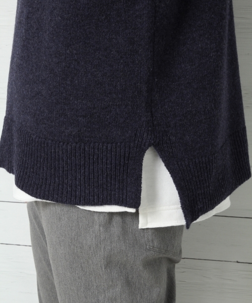 GLOBAL WORK（グローバルワーク）の「7ゲージラムナイロンニットプルオーバー/742443（ニット/セーター・メンズ・オフホワイト/ブルー系その他/レッド/グリーン・SMALL/LARGE/X-LARGE/MEDIUM）」の10枚目の写真