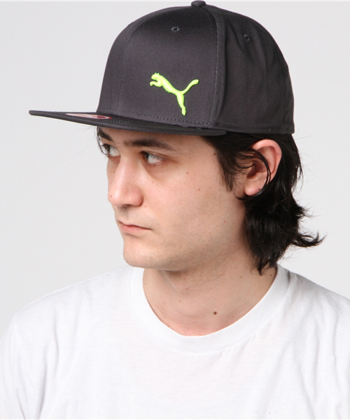 PUMA（プーマ）の「MVP プーマ ストレッチフィット キャップ（キャップ・メンズ・ネイビー/ブラック/グレー・SMALL/LARGE）」の3枚目の写真