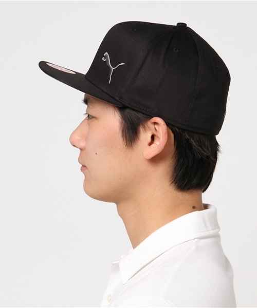 PUMA（プーマ）の「MVP プーマ ストレッチフィット キャップ（キャップ・メンズ・ネイビー/ブラック/グレー・SMALL/LARGE）」の4枚目の写真