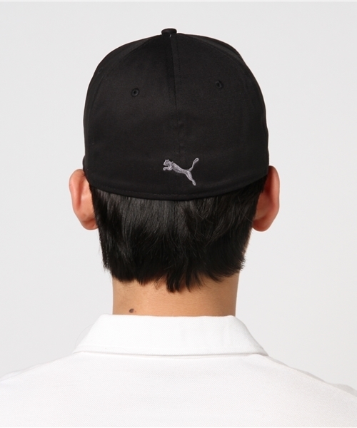 PUMA（プーマ）の「MVP プーマ ストレッチフィット キャップ（キャップ・メンズ・ネイビー/ブラック/グレー・SMALL/LARGE）」の5枚目の写真
