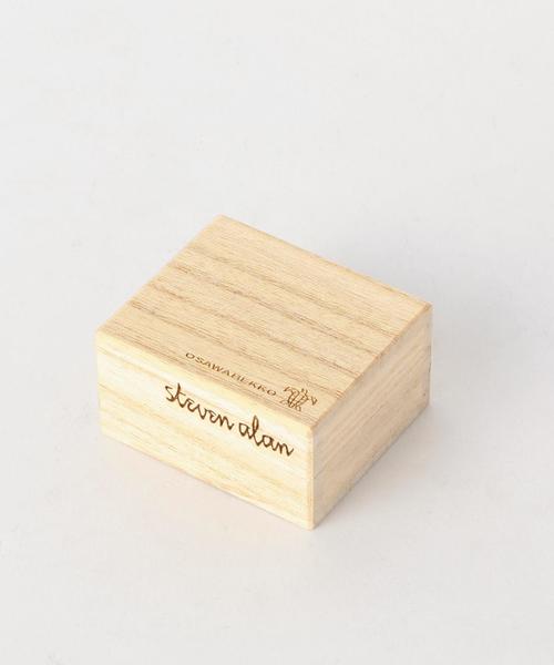 Steven Alan（スティーブンアラン）の「＜大澤鼈甲＞3mm RING/ﾘﾝｸﾞ（リング・レディース・ダークブラウン・11/9/4）」の4枚目の写真