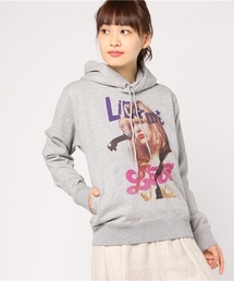 HYSTERIC GLAMOUR ヒステリックグラマー ×COURTNEY LOVE マルチカラー 総柄 スウェットジップフーディ マルチカラー FREE トップス コットン レディース 中古 HYSTERIC GLAMOUR ヒステリックグラマー ×COURTNEY LOVE マルチ