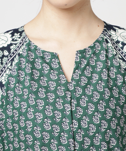 ZUCCa（ズッカ）の「バンダナプリント【雑誌掲載】（ワンピース）」 - WEAR