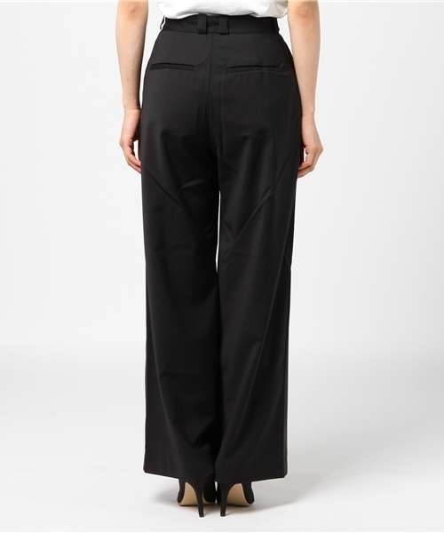 SOLIDO（ソリード）の「SOLIDO（ソリード）ワイドパンツ（その他パンツ・レディース・ブラック/チャコールグレー・1/2）」の5枚目の写真