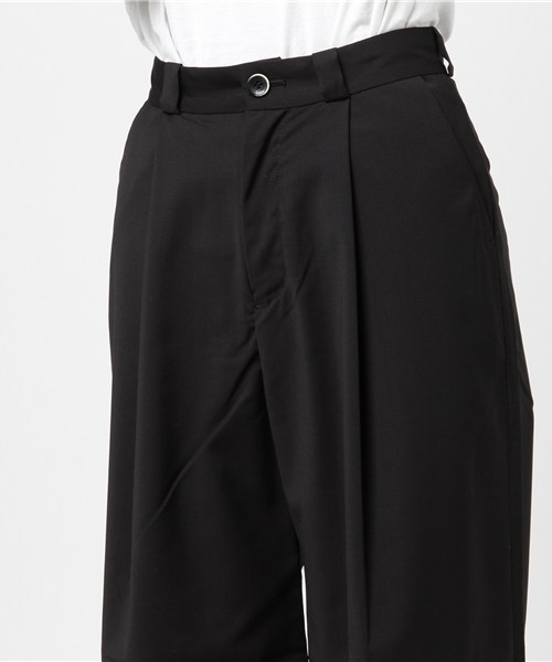 SOLIDO（ソリード）の「SOLIDO（ソリード）ワイドパンツ（その他パンツ・レディース・ブラック/チャコールグレー・1/2）」の6枚目の写真