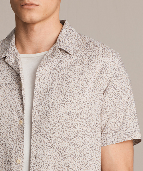 ALLSAINTS（オールセインツ）の「【本日セール終了】WASCO SS SHIRT（シャツ/ブラウス・メンズ・ピンクベージュ/グレー・MEDIUM/LARGE/SMALL）」の9枚目の写真