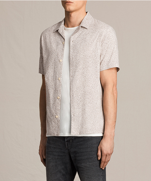 ALLSAINTS（オールセインツ）の「【本日セール終了】WASCO SS SHIRT（シャツ/ブラウス・メンズ・ピンクベージュ/グレー・MEDIUM/LARGE/SMALL）」の10枚目の写真