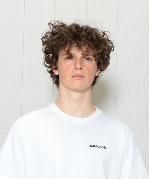 patagonia（パタゴニア）の「＜patagonia＞LOGO T-SHIRT/Tｼｬﾂ.（Tシャツ/カットソー・メンズ・ホワイト/ネイビー・MEDIUM/SMALL/X-SMALL）」の11枚目の写真