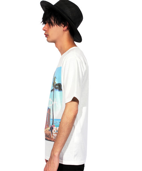 ８(eight)（エイト）の「BEACH プリント 半袖Tシャツ （Tシャツ/カットソー・メンズ・B/A/C/D・MEDIUM/LARGE）」の9枚目の写真