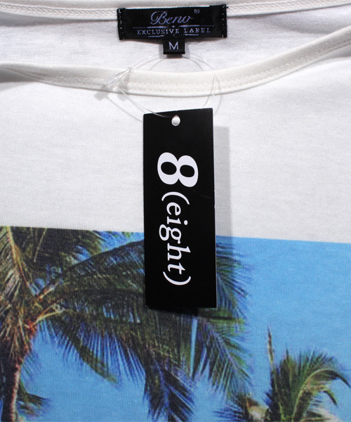 ８(eight)（エイト）の「BEACH プリント 半袖Tシャツ （Tシャツ/カットソー・メンズ・B/A/C/D・MEDIUM/LARGE）」の10枚目の写真