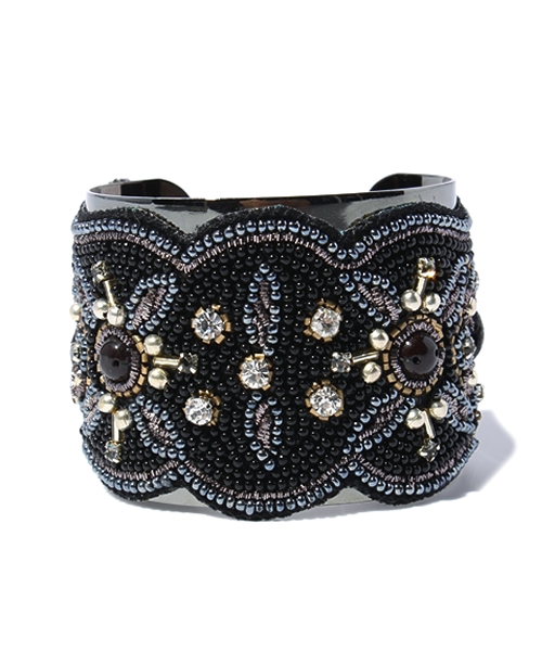 AMERICAN RAG CIE(アメリカンラグシー)の「A.V.MAX エー ヴィー マックス/201-AVM-7305B(ブレスレット・レディース・ブラウン/ブラック・FREE)」の1枚目の写真