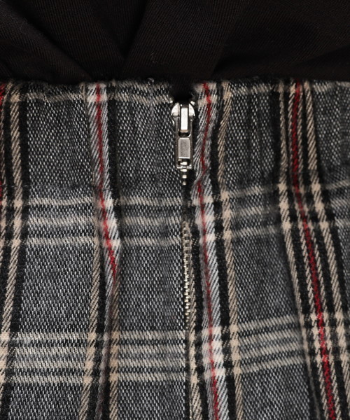 natural couture（ナチュラルクチュール）の「起毛チェックロングタイトスカート（スカート・レディース・ブラウン/グレー・FREE）」の20枚目の写真