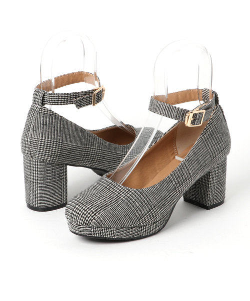 WEGO(ウィゴー)の「WEGO/ストラップパンプス(パンプス・レディース・その他1/グレー/ブラック/ブラウン/レッド・LARGE/MEDIUM)」の13枚目の写真