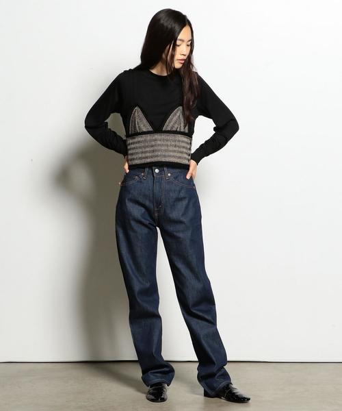 Levi's（リーバイス）の「Levi's（リーバイス） VINTAGECLOTHING 1950's 701 デニムパンツ（デニムパンツ・レディース・ネイビー・26/27/25）」の9枚目の写真
