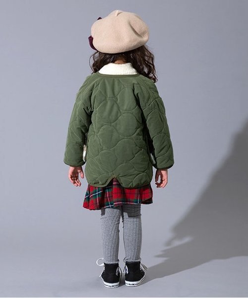BREEZE（ブリーズ）の「ノーカラーキルティングコート（その他アウター・キッズ・カーキ・130/80/90/100/140/110/120）」の11枚目の写真
