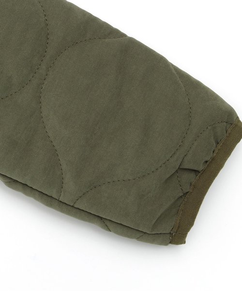 BREEZE（ブリーズ）の「ノーカラーキルティングコート（その他アウター・キッズ・カーキ・130/80/90/100/140/110/120）」の5枚目の写真