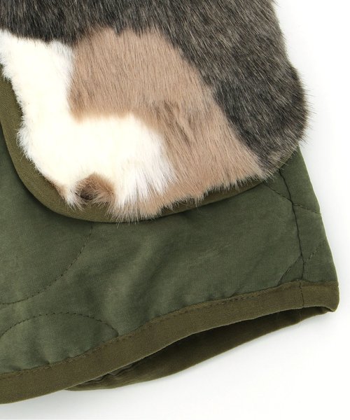 BREEZE（ブリーズ）の「ノーカラーキルティングコート（その他アウター・キッズ・カーキ・130/80/90/100/140/110/120）」の9枚目の写真