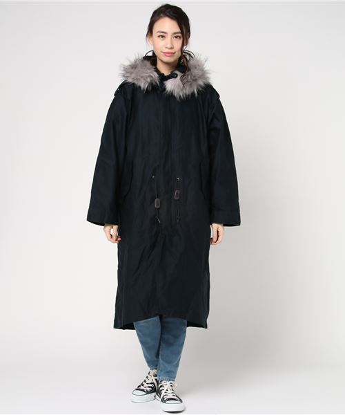 cepo（セポ）の「モッズコート（モッズコート・レディース・カーキ/ネイビー・M）」の5枚目の写真