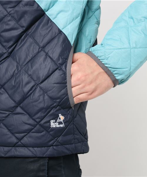 ゴースローキャラバン　ナイロンジャケット　ダウンベスト　インナー　ドローコードM go slow caravan（ゴースローキャラバン） ベスト リバーシブル