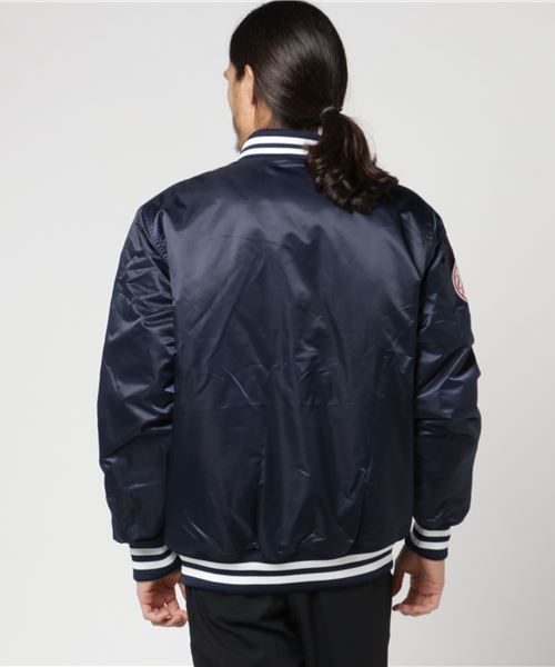 NEW ERA（ニューエラ）の「NEWERA　NY　JACKET（ブルゾン・メンズ・ネイビー・L/M）」の8枚目の写真