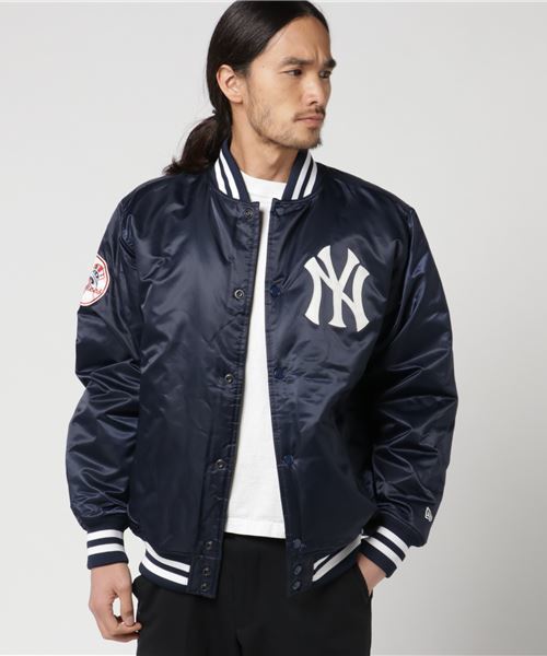 NEW ERA（ニューエラ）の「NEWERA　NY　JACKET（ブルゾン・メンズ・ネイビー・L/M）」の6枚目の写真