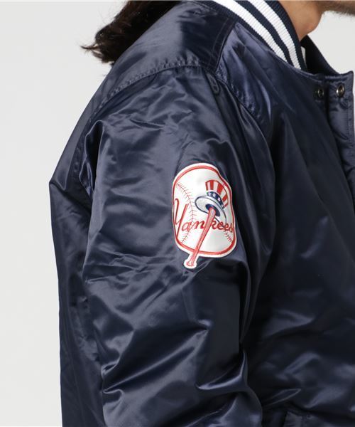 NEW ERA（ニューエラ）の「NEWERA　NY　JACKET（ブルゾン・メンズ・ネイビー・L/M）」の3枚目の写真